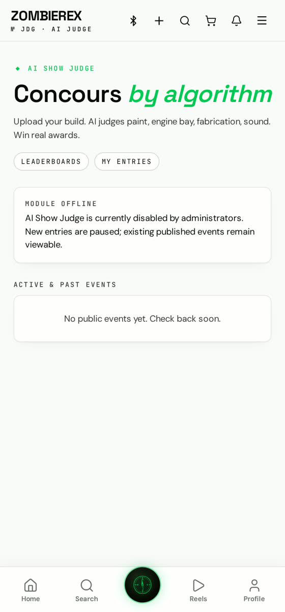 ZOMBIEREX AI judge screen
